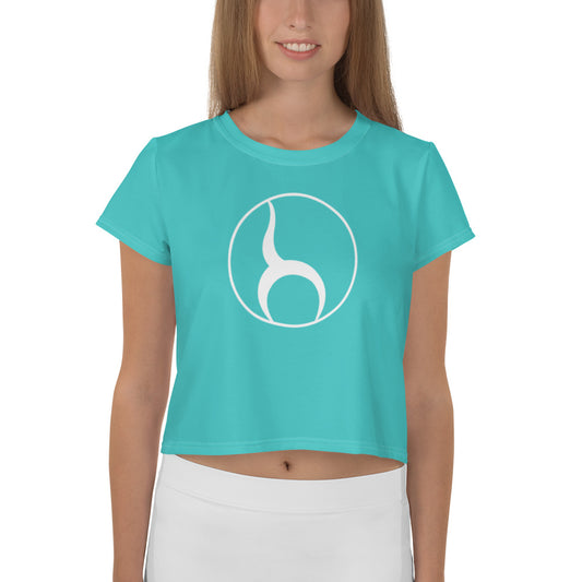 All-Over Print Crop Tee