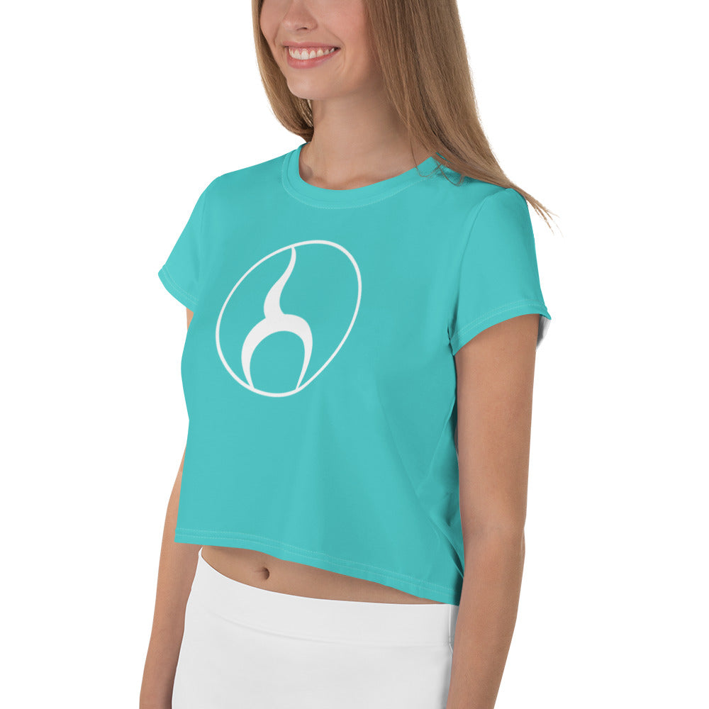 All-Over Print Crop Tee