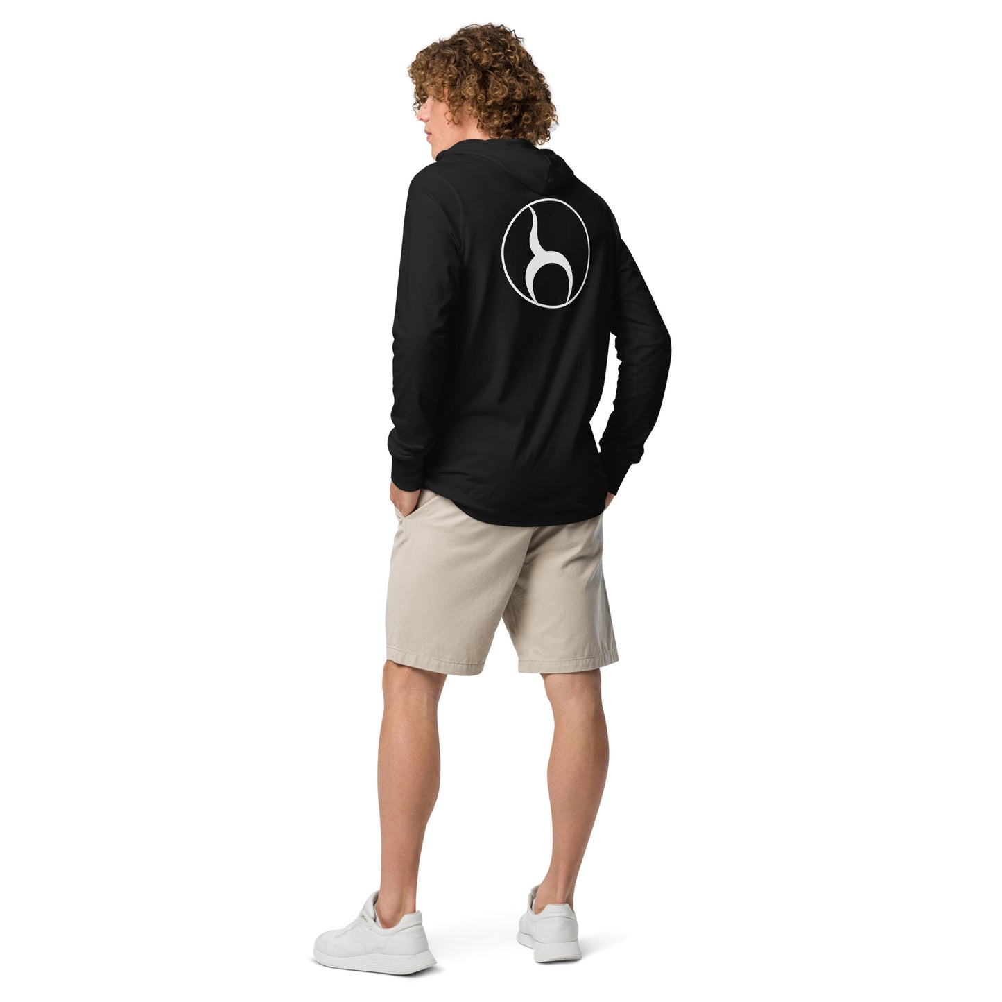 Unisex Hooded long-sleeve tee