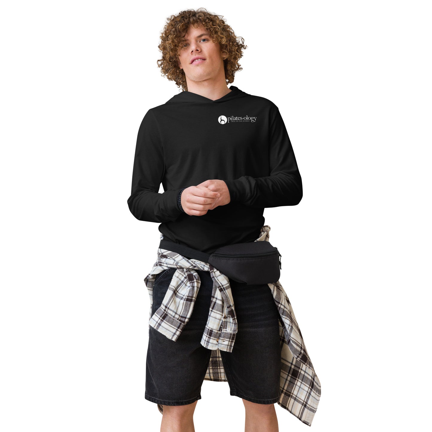 Unisex Hooded long-sleeve tee