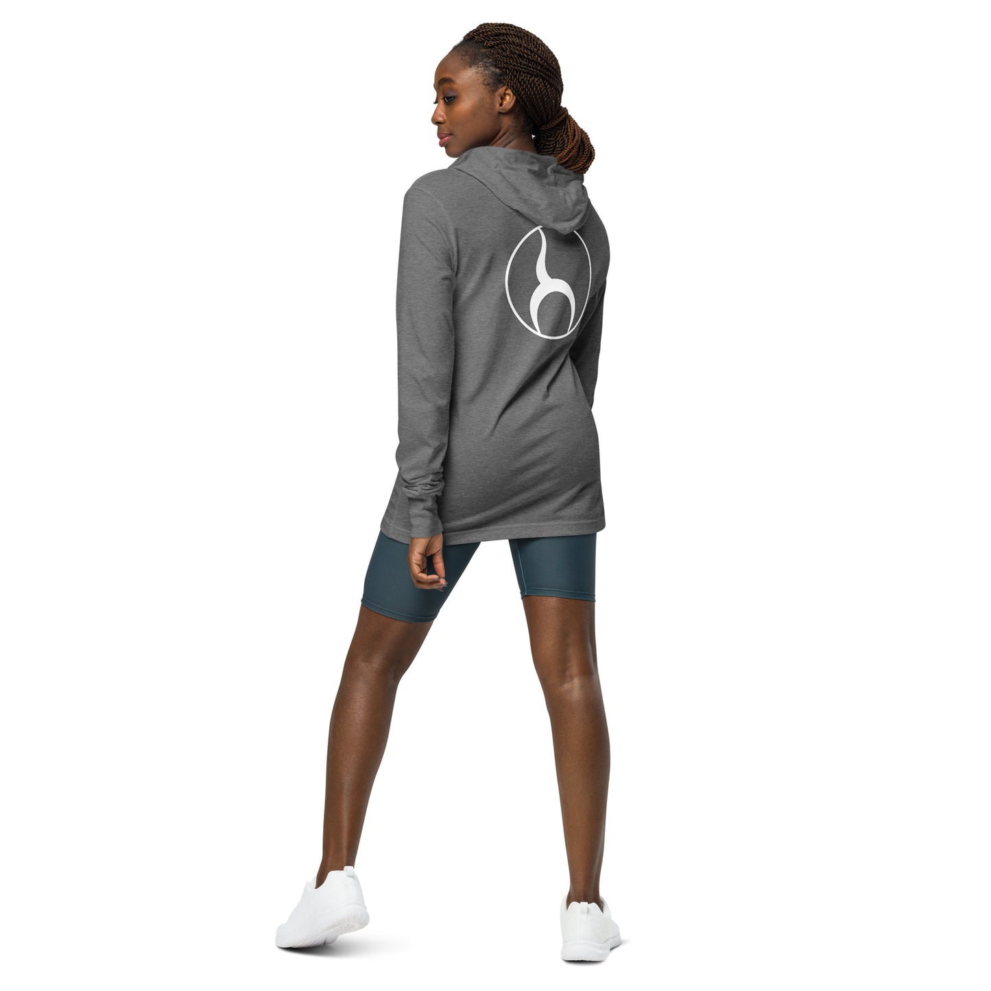 Unisex Hooded long-sleeve tee