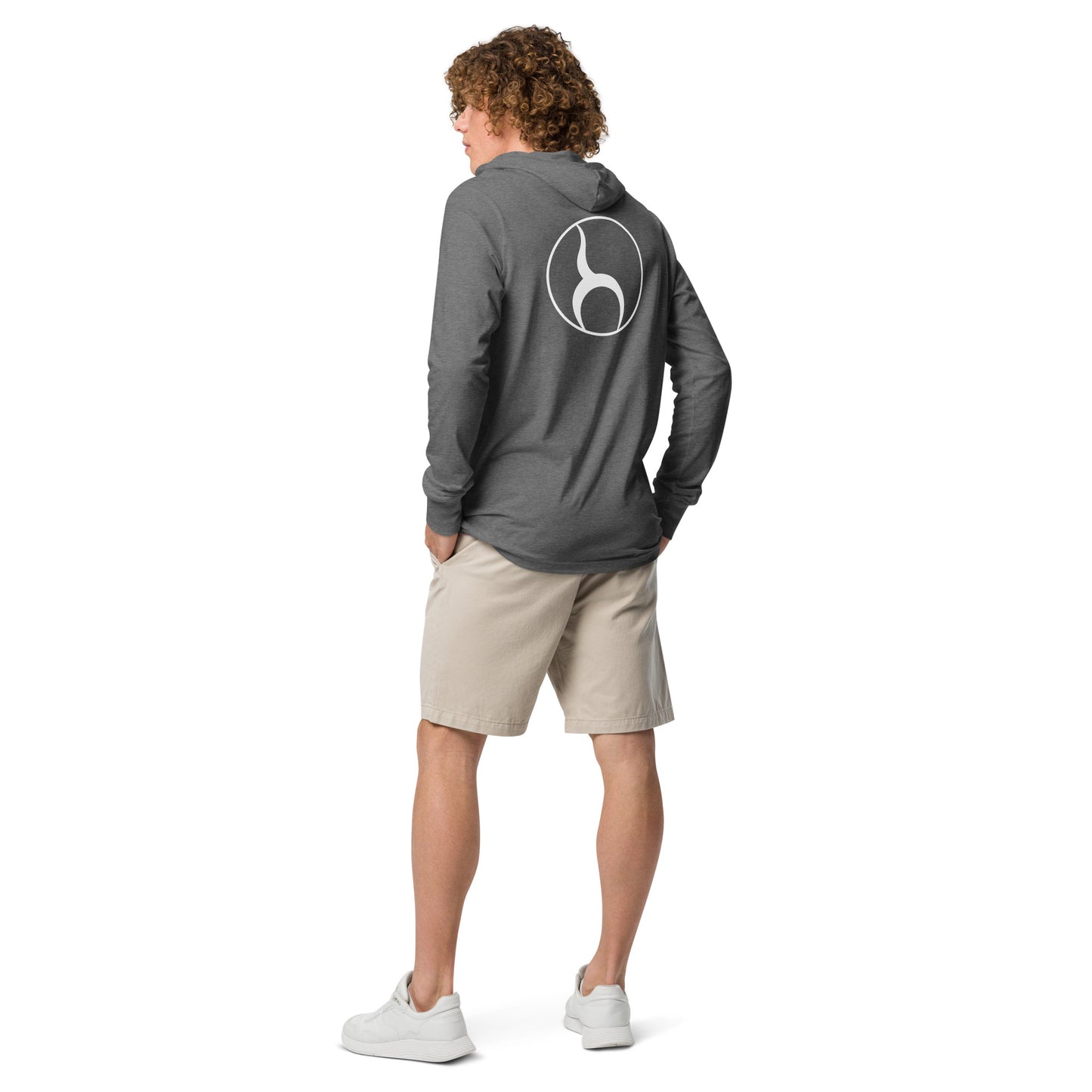 Unisex Hooded long-sleeve tee