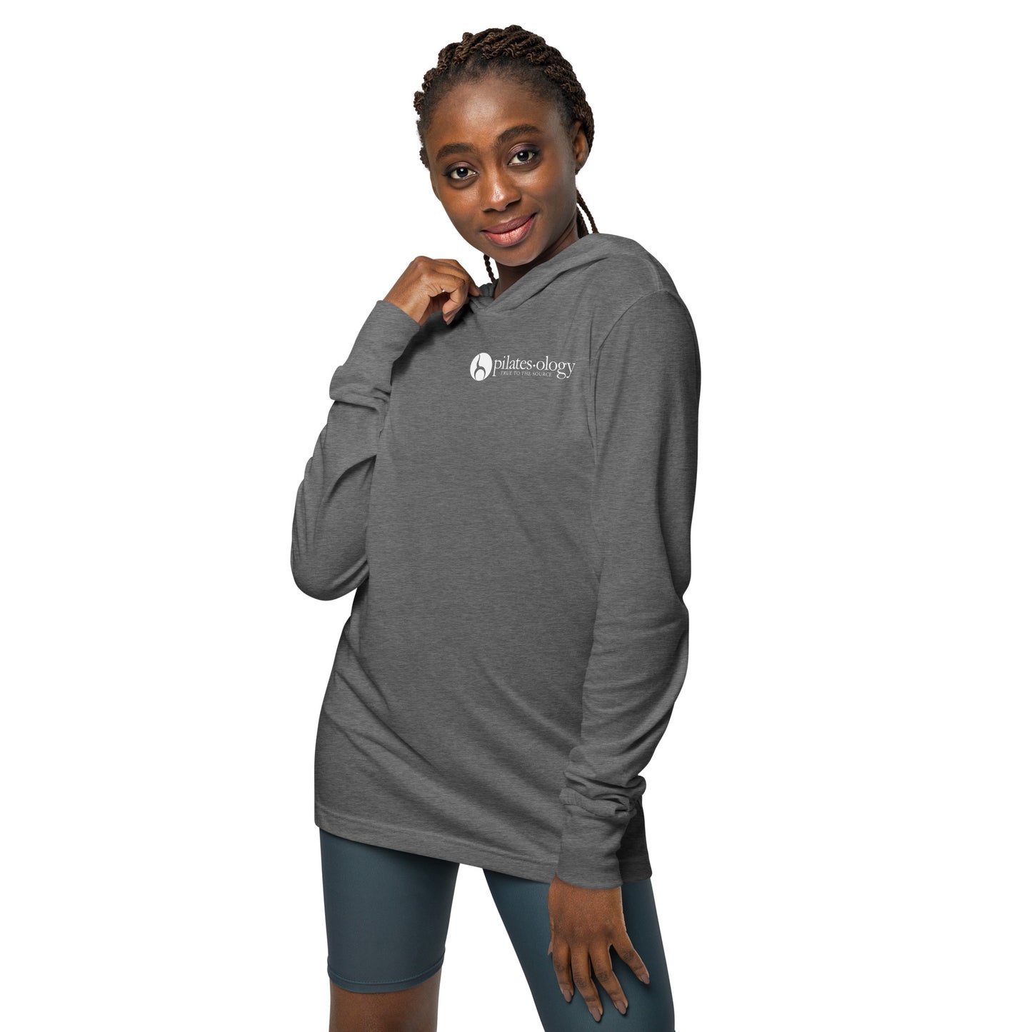 Unisex Hooded long-sleeve tee