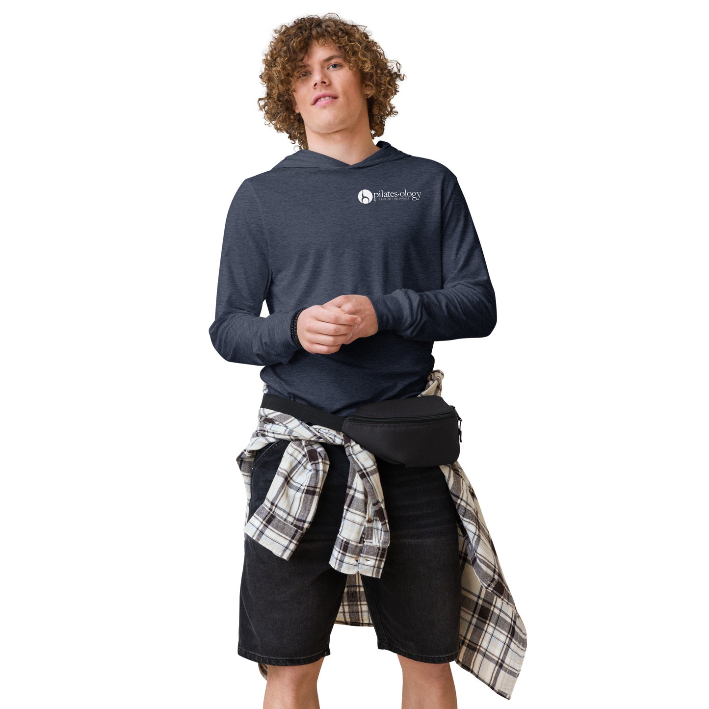 Unisex Hooded long-sleeve tee