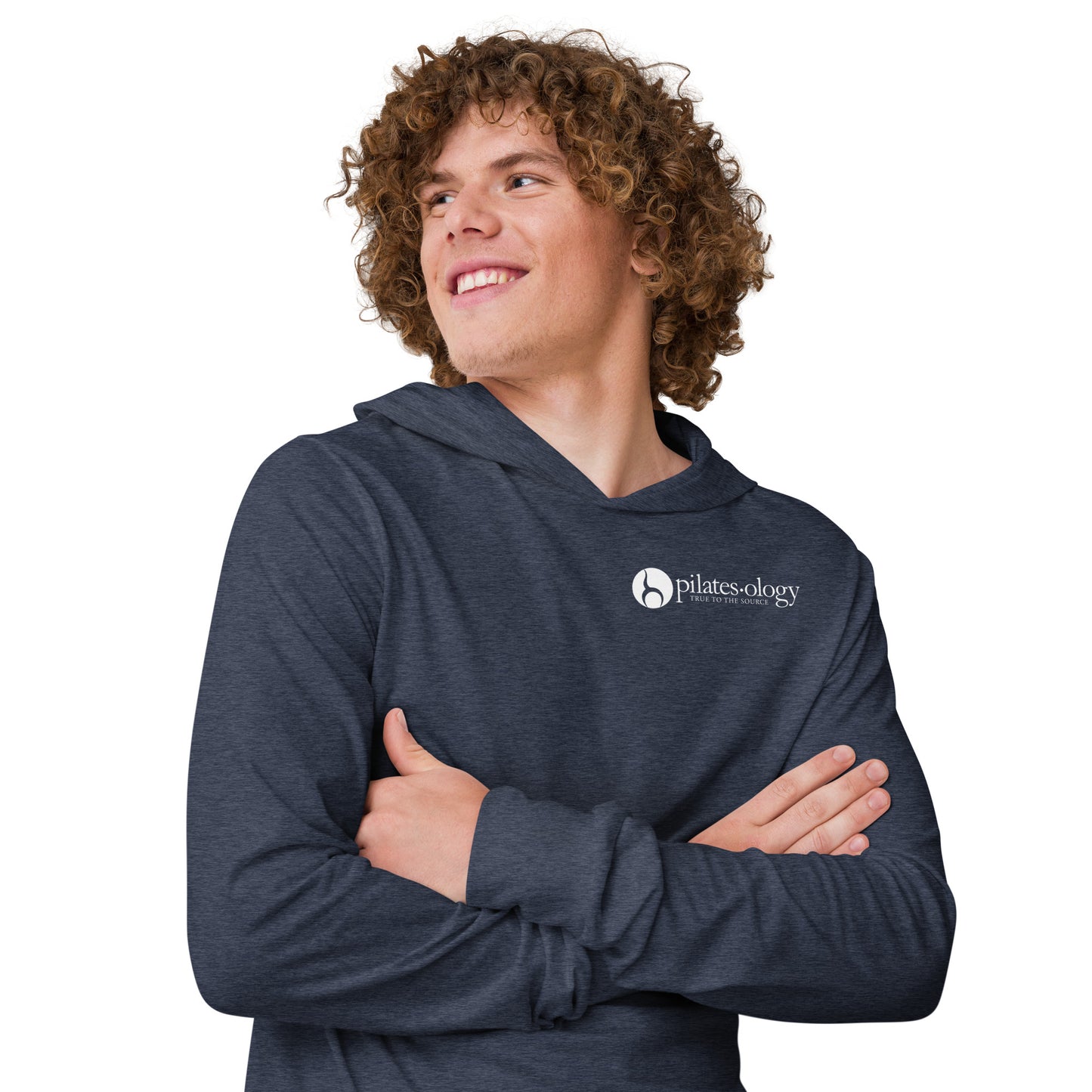 Unisex Hooded long-sleeve tee